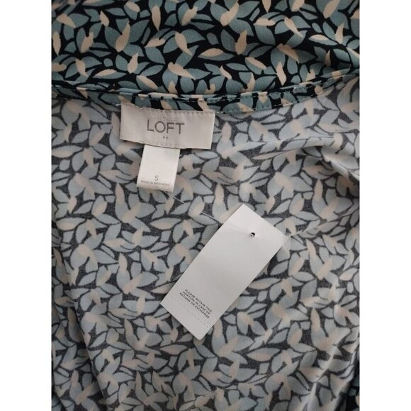 LOFT Women's Sleeveless Floral Print Polyester Spandex Dress Size S, NWT. - Picture 3 of 8